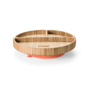 Prato Redondo com Divisórias e Ventosa Bam N' Boo +6m Rosa Fisher Price - BB1171