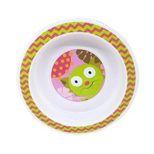 Prato Raso com Ventosa Funny Meal Chica Rosa Multikids Baby - BB050