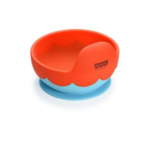 Tigela de Silicone Com Ventosa Yummy! Azul Fisher-Price - BB1191