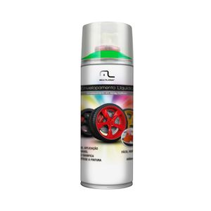 Spray de Envelopamento Liquido Emborrachado Verde Fluorescente 400ml Multilaser - AU425