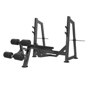 Olympic Decline Bench Classic Preto Wellness - EM208