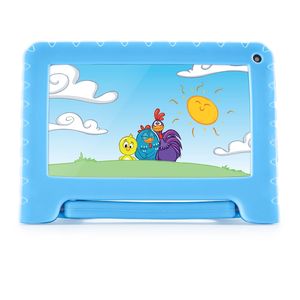 Tablet Infantil Galinha Pintadinha com Controle Parental 4GB RAM + 64GB + Tela 7 pol + Case + Wi-fi + Android 13 + Quad Core Multi - NB419