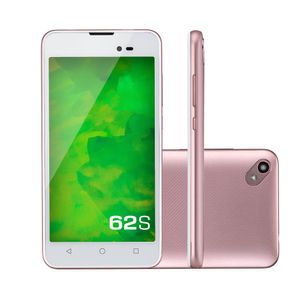 Smartphone Mirage 62S 3G Quad Core 1Gb Ram Dual Câmera 2Mp+8Mp Tela 5 Pol, Dual Chip Android 7 Rosa - 1006