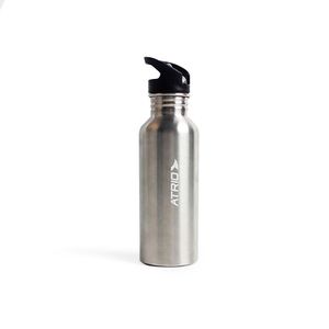 Garrafa Sport de Alumínio Prata 600ml Atrio - ES314