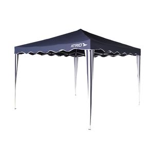 Tenda Gazebo Dobrável 3,0xx3,0x2,50m Aço E Poliéster - Azul - ES363