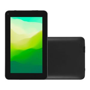 Tablet Mirage Com Controle Parental 4GB RAM + 64GB + Tela 7 Pol + Case + Wi-fi + Android 13 (Go Edition) + Processador Quad - Core Preto - 2022
