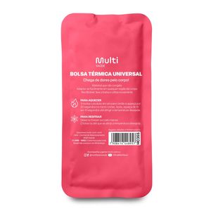 Bolsa Térmica de Gel Rosa Multi Saúde - HC355