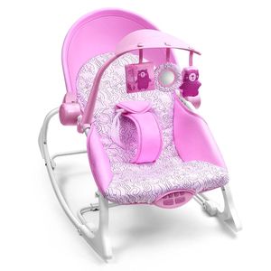Cadeira de Descanso e Balanço Seasons 0-18kgs Rosa Multikids Baby - BB217