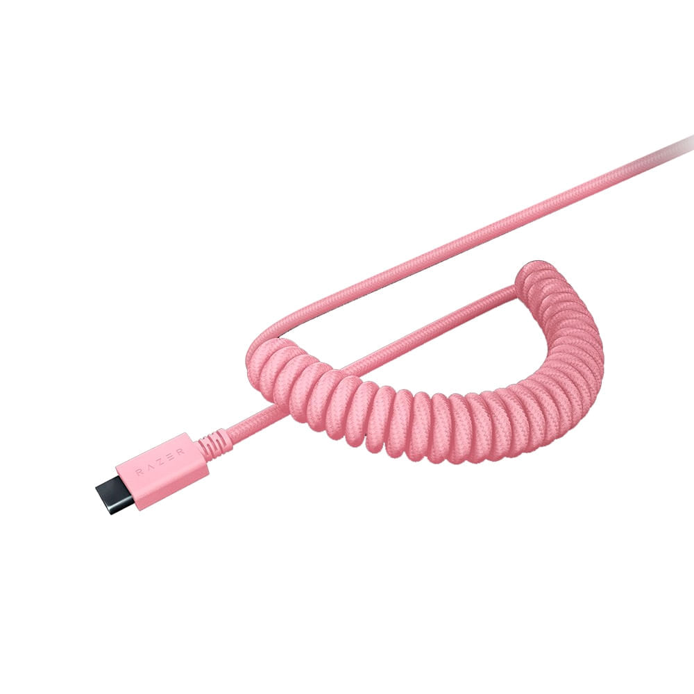 Acess PBT Keycap + Coiled Cable Upgrade Set Quartz Razer