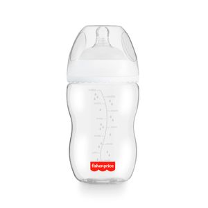 Mamadeira First Moments Clássica Neutra 330 ml +4 meses Fisher Price - BB1026X [Reembalado]