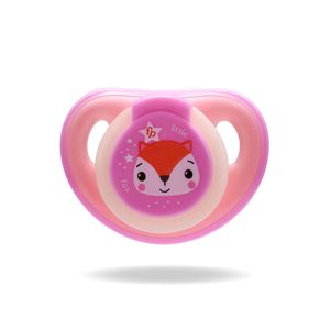 Chupeta First Moments Glow Tam. 2 com Case Esterilizador Rosa Fisher Price - BB1040X [Reembalado]