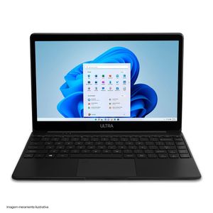 Notebook Ultra, Windows 11 Home, Tela 14 Pol, Processador Core I5-1135g7, Memória /8gb/256gb Ssd Preto Multi - UB540OUT [Reembalado]