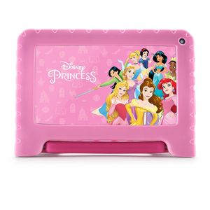 Tablet Princesas com Controle Parental 4GB RAM + 64GB + Tela 7 pol + Case + Wi-fi + Android 13 + Quad Core Multi - NB418OUT [Reembalado]