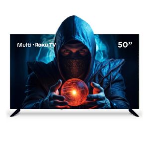 Multi Roku TV 50" Smart com imagem 4K 4 HDMI 2 USB compatível com Alexa e Google Home - TL059M