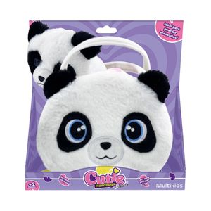 Pelúcia Cutie Handbags Panda Deluxe Bolsa e Pelúcia Multikids - BR2221