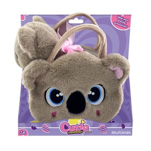 Pelúcia Cutie Handbags Koala Deluxe Bolsa e Pelúcia Multikids - BR2225
