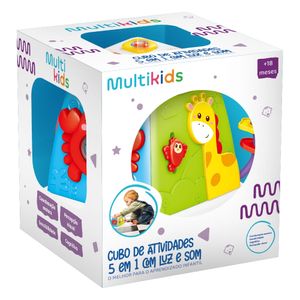 Cubo de Atividades 5 em 1 Baby Multikids - BR2170