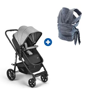 Carrinho de Bebê Multikids 0-15kgs + Canguru Chicco Comfyfit De 0-15 kg  - BB429B